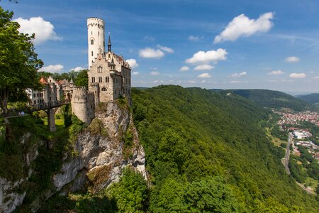 Castle panorama rock photo