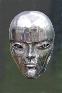 Silver gray art gray human