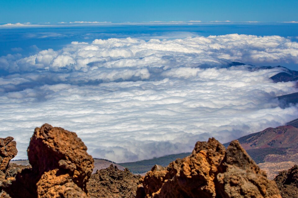 Panorama peaks landscape