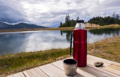 Cold drink coffee photo