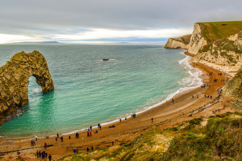 Ocean coast landscape