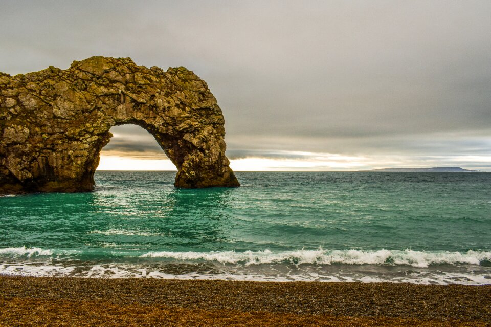 Ocean coast landscape