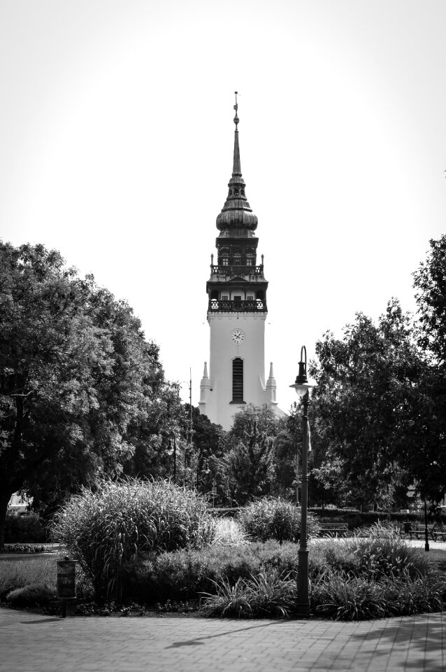 White architecture city