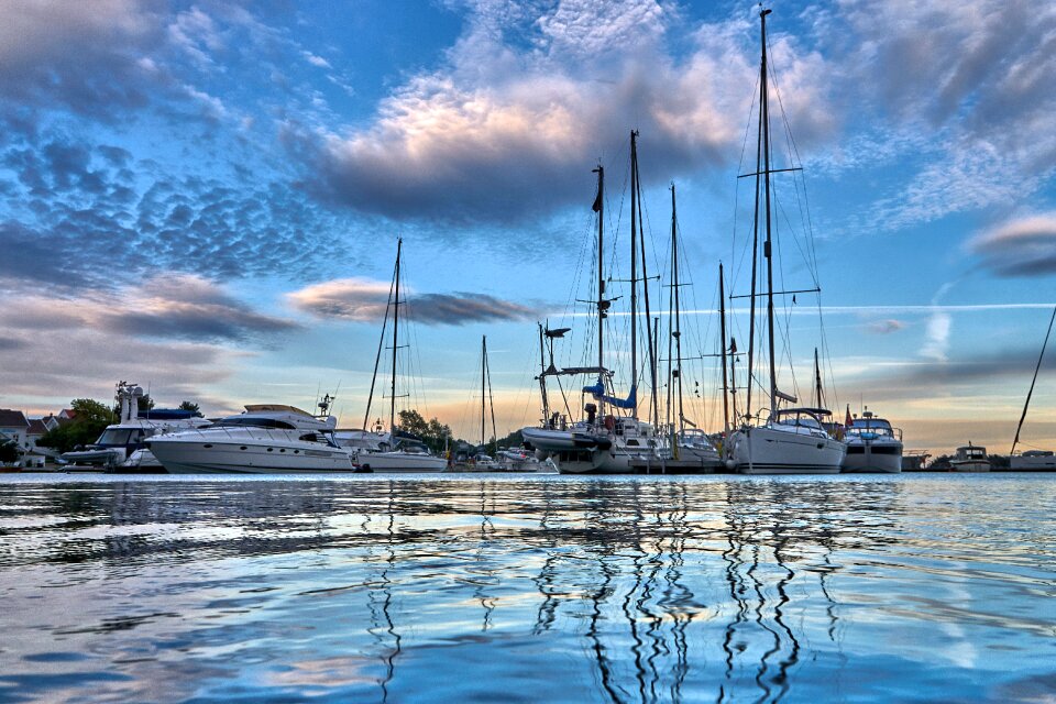 Blue water summer