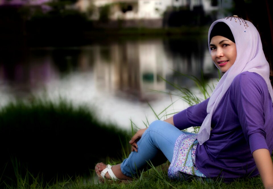 Beautiful hijab natural