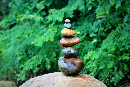 Balance stones nature photo