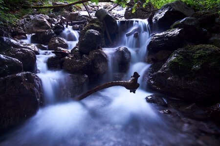 Nature gorge waterfall photo