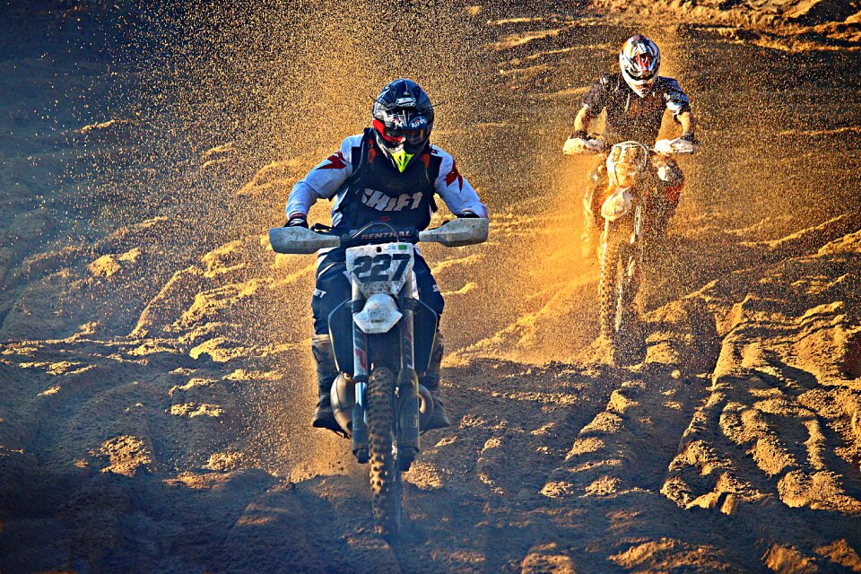 Motorcyclist motorcycle sport