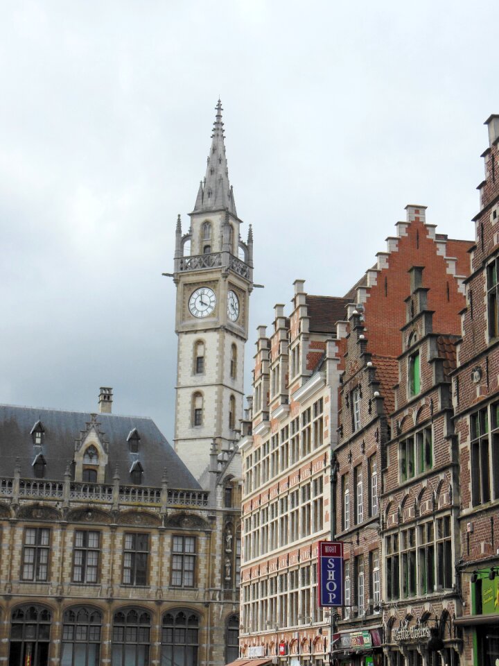 Old tower belgium photo