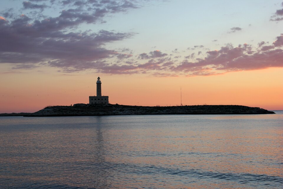 Lighthouse sea dawn