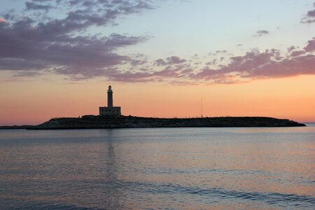 Lighthouse sea dawn