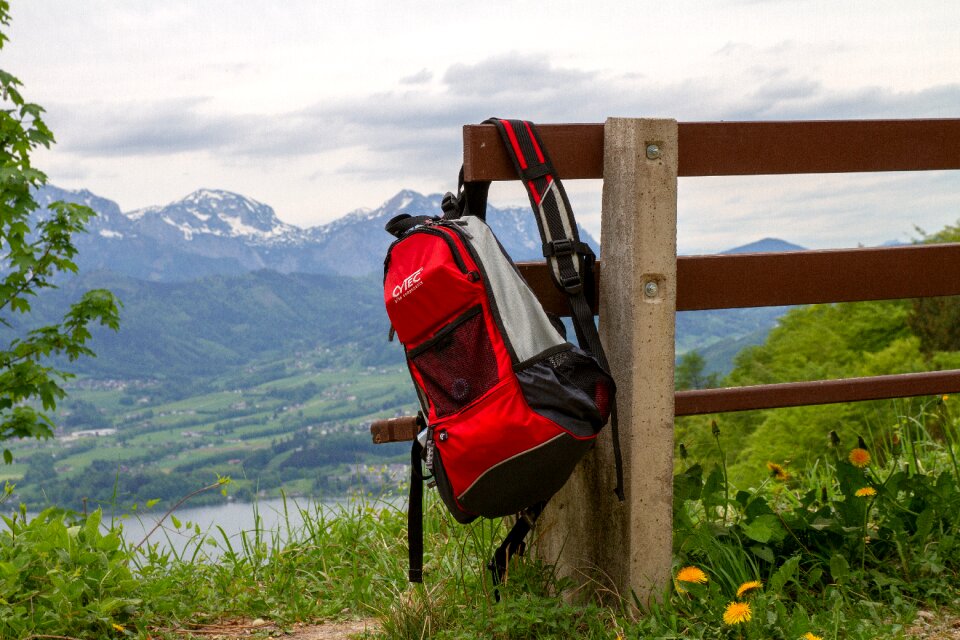 Adventure sporty hiking