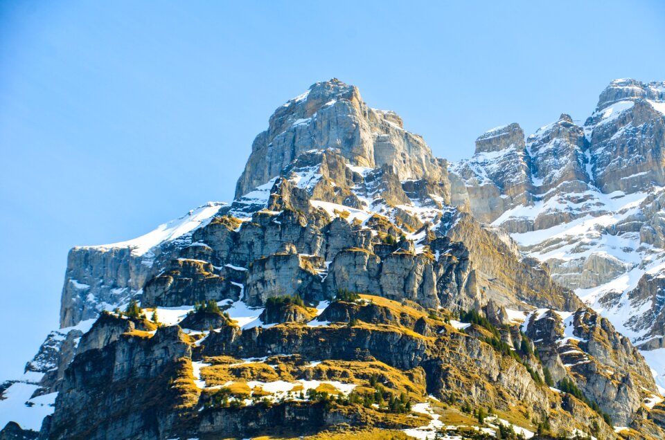 Mountains nature sky