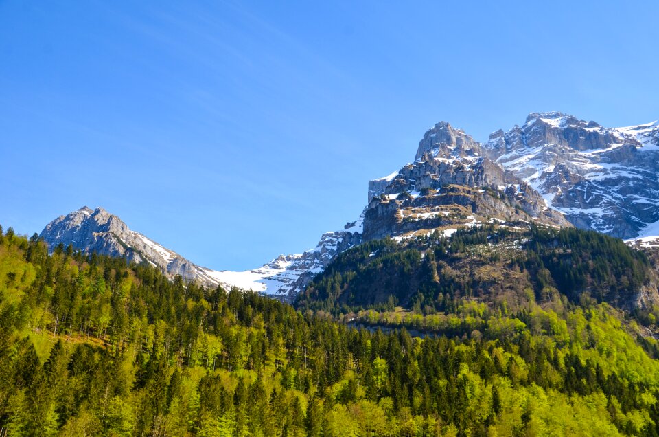 Mountains nature sky