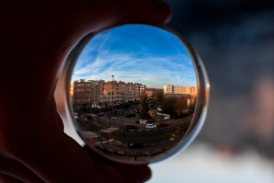 Glass world bubble photo