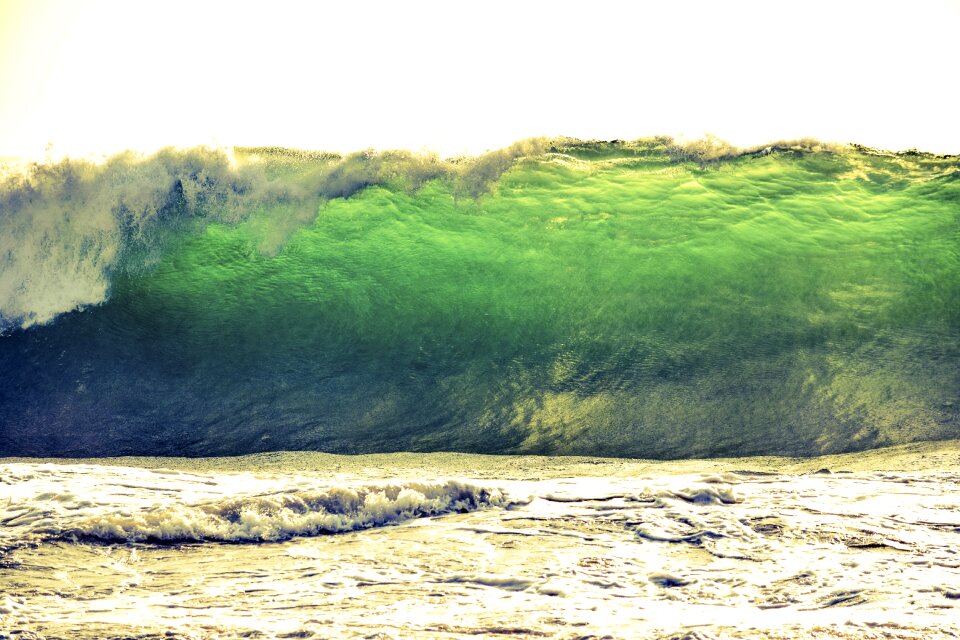 Surf beach ocean photo