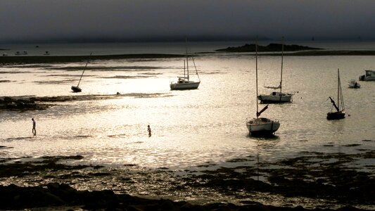 Landscape sea brittany