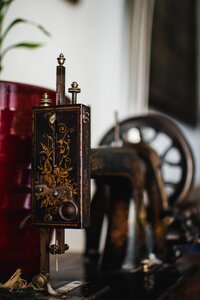 Old sewing machine metal historically