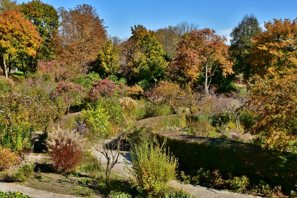 Landscape autumn hiking