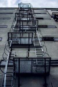 Skyscraper gradually staircase
