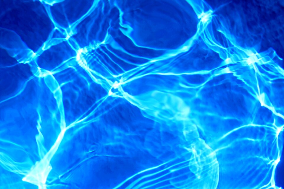 Pool blue swimming pool