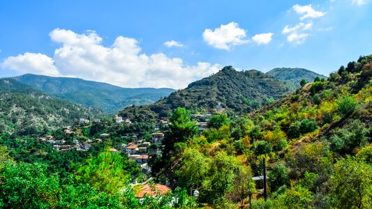 Village nature countryside