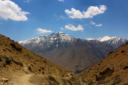 Himalayan mountains himachal pradesh spiti valley photo