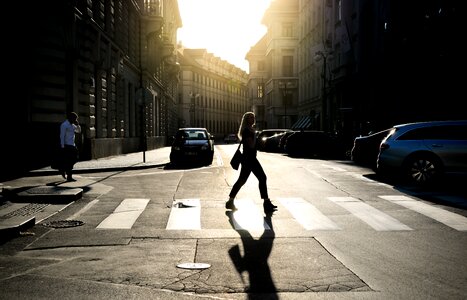 Street safety crossing photo