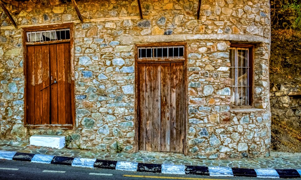 Traditional facade village