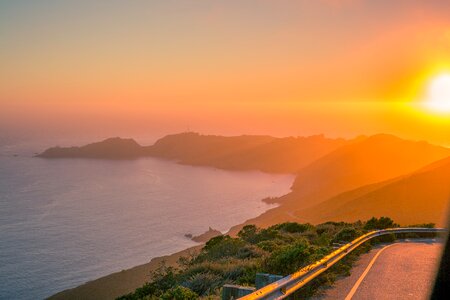 San francisco california sunset photo