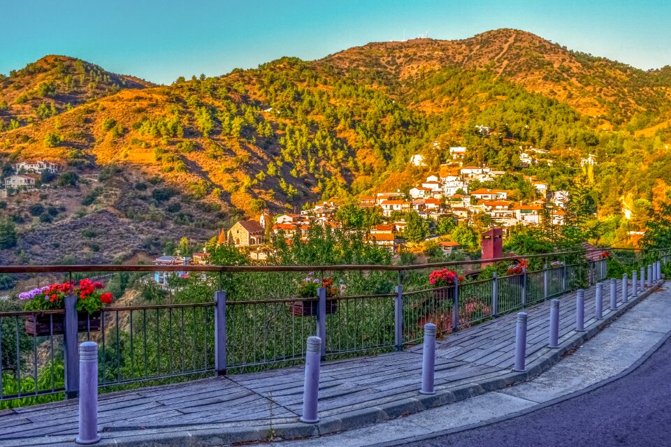 Landscape oikos village view kalopanayiotis