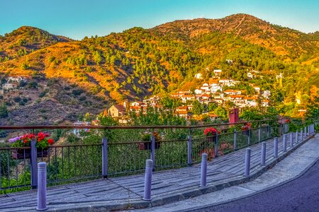 Landscape oikos village view kalopanayiotis