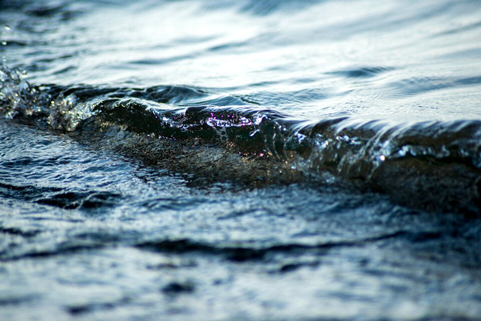 Shore wave sea photo