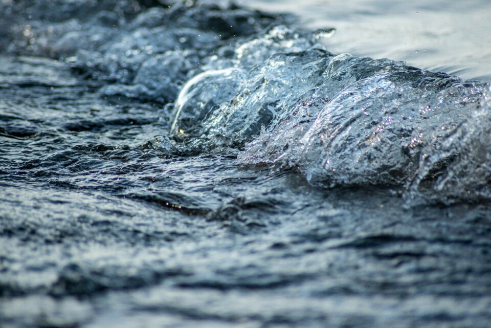 Shore wave sea