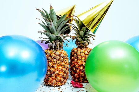 Party balloons confetti