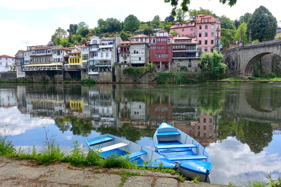 Town village reflection