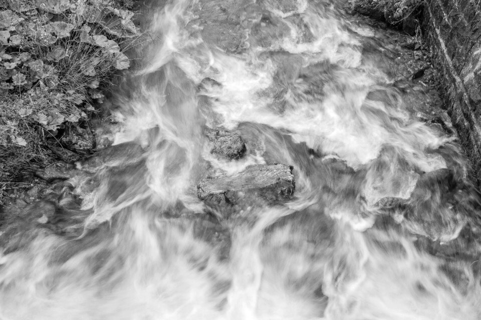 Brook flow landscape