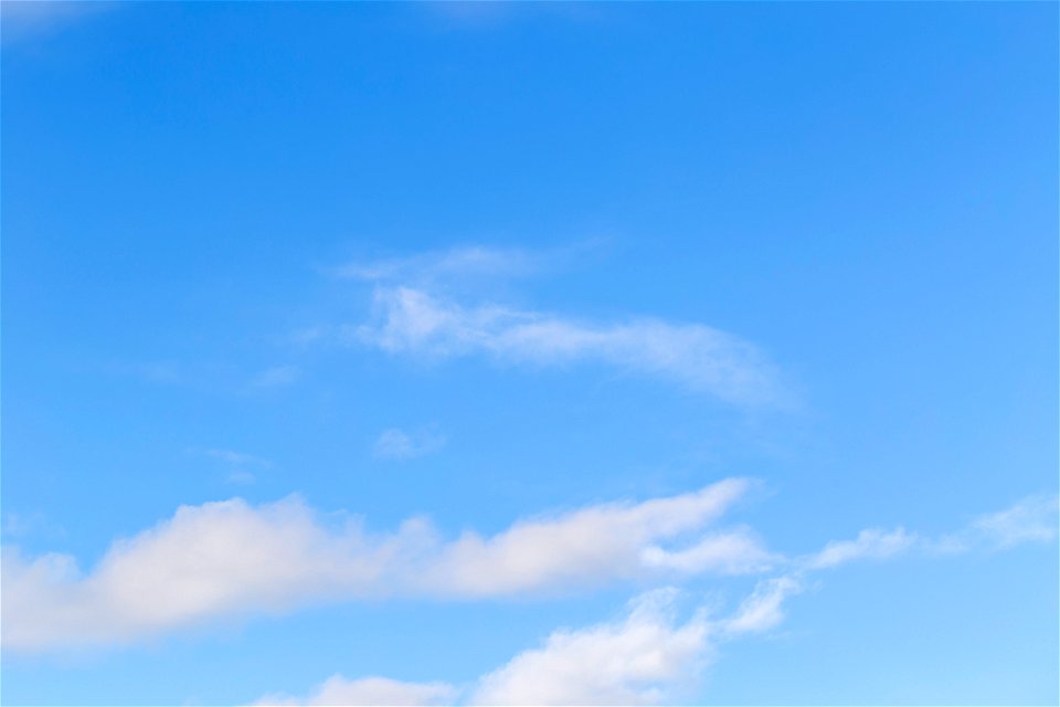 Sky Blue White Clouds