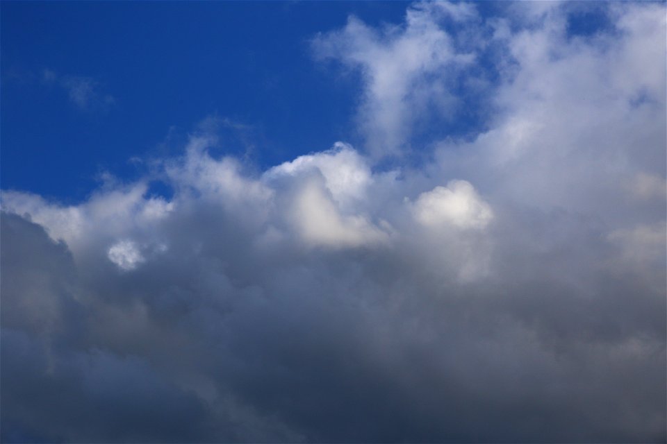 Sky Blue Dramatic Clouds