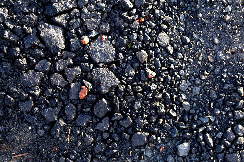 Road Asphalt Damaged photo