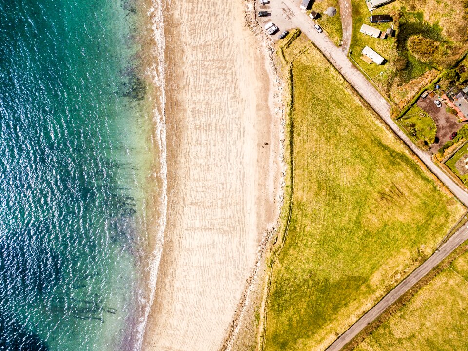Irland beach waves