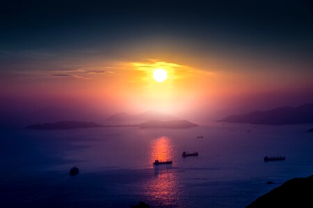 Sky the sun sea