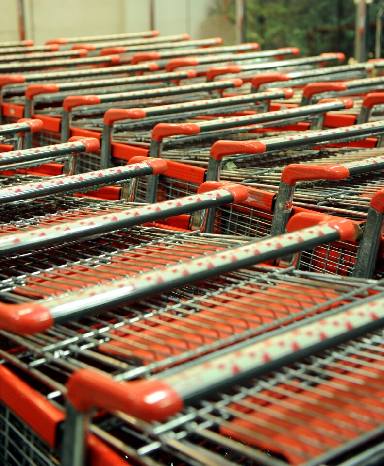 Buy store brown shopping