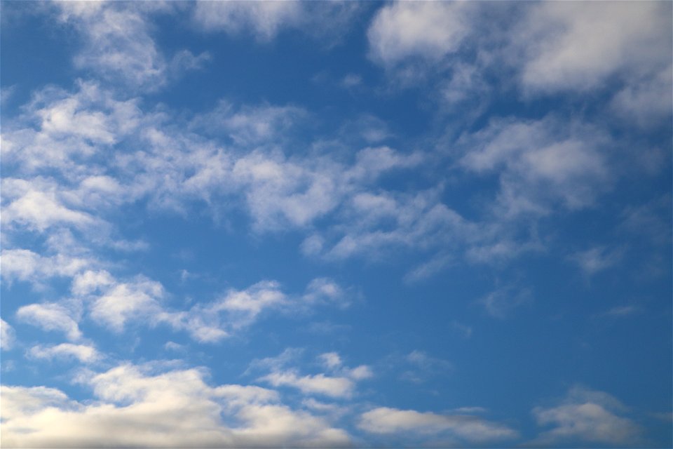 Sky Blue White Clouds photo