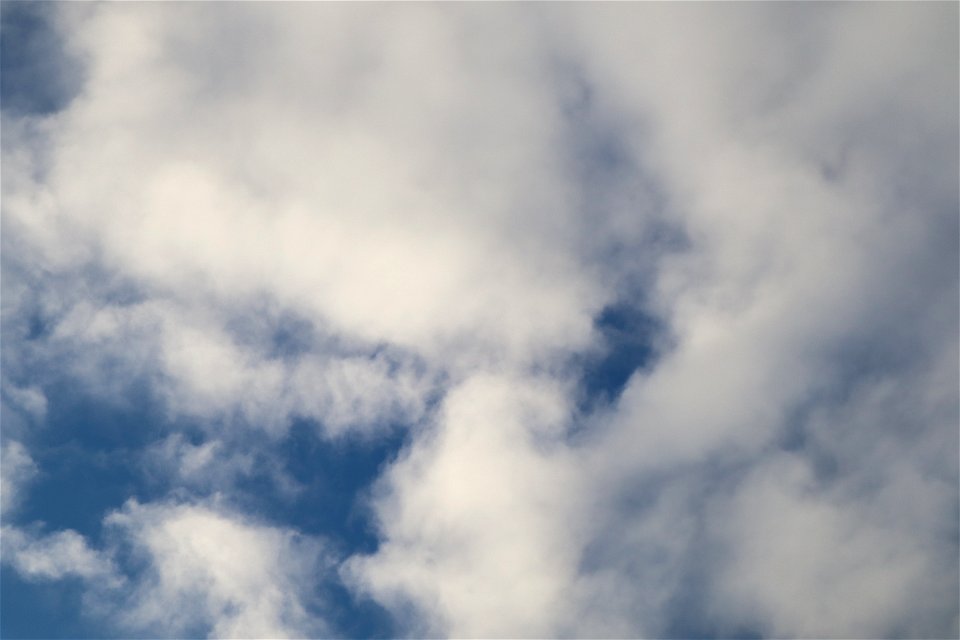 Sky Blue White Clouds photo