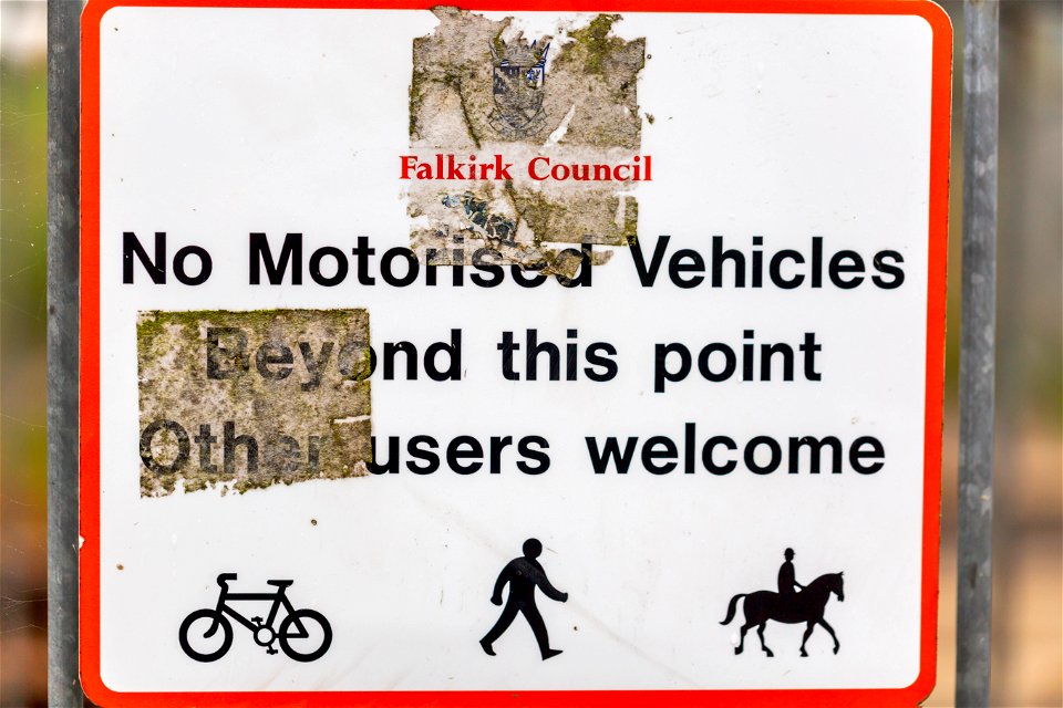 Sign photo