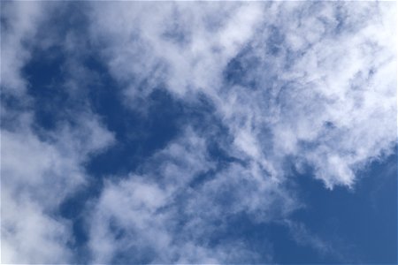 Sky Blue White Clouds photo