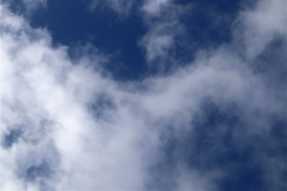 Sky Blue White Clouds photo