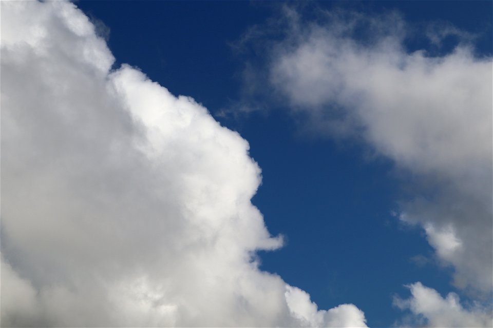 Sky Blue White Clouds photo