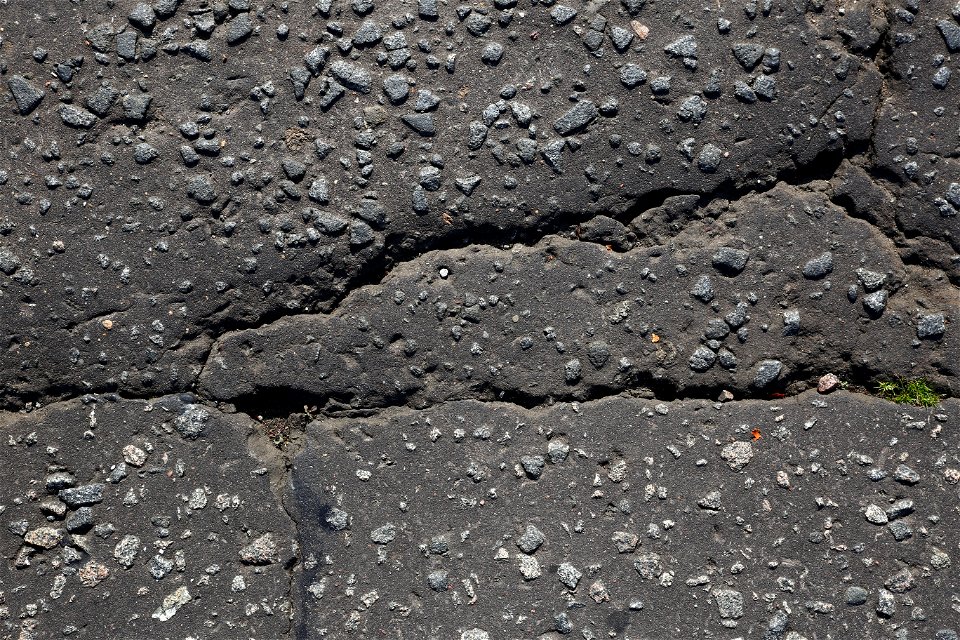 Road Asphalt Damaged